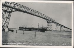 South's Tallest Highway Bridge over Neches River Postcard