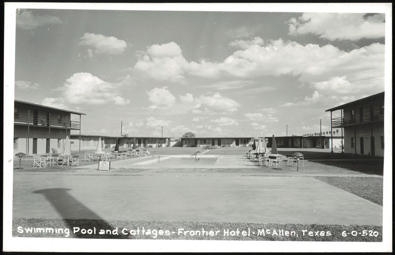 Swimming Pool and Cottages - Frontier Hotel McAllen Texas
