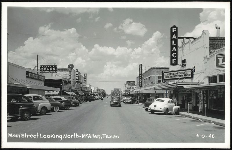 Main Street Looking North McAllen Texas