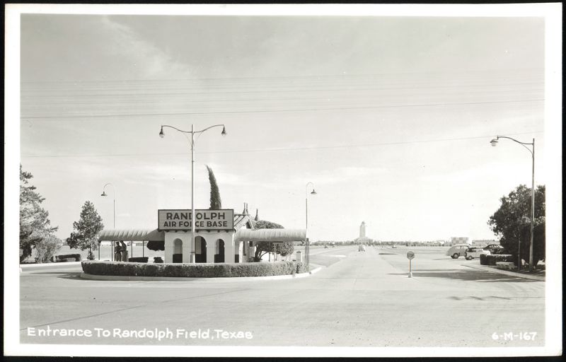 Entrance to Randolph Air Force Base Texas