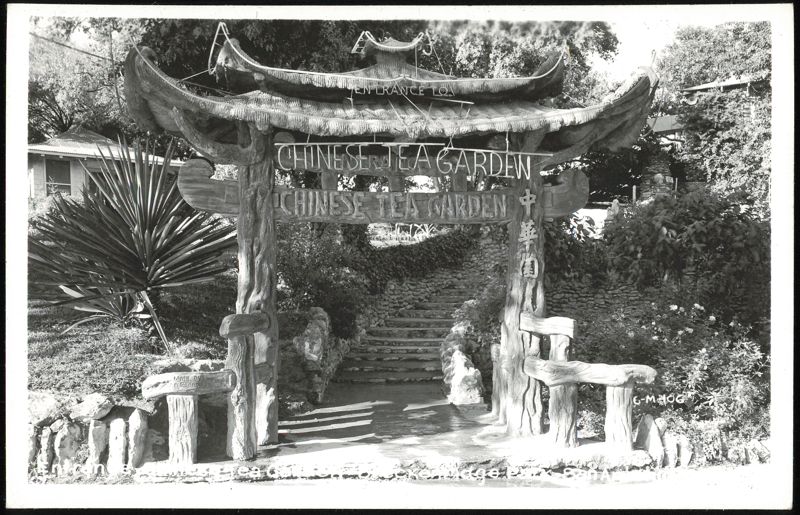 Chinese Tea Garden Entrance Gate, Dionicio Rodriguez, Breckenridge Park San Antonio Texas