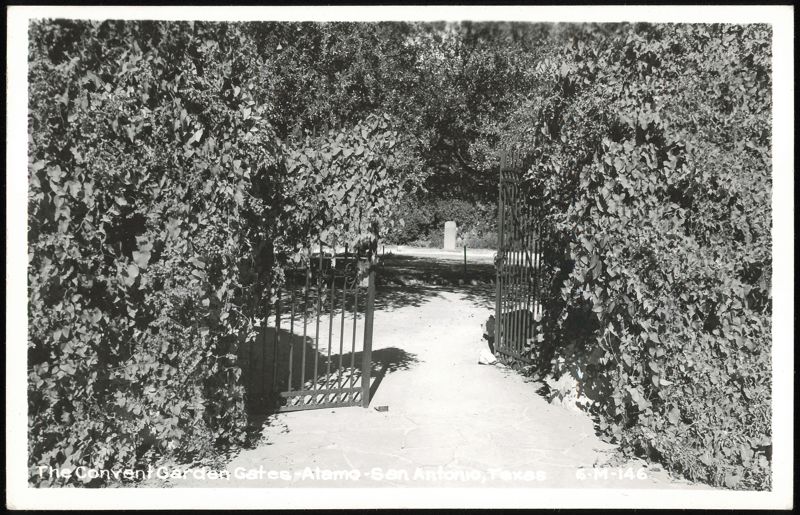 The Convent Garden Gates, Alamo San Antonio Texas