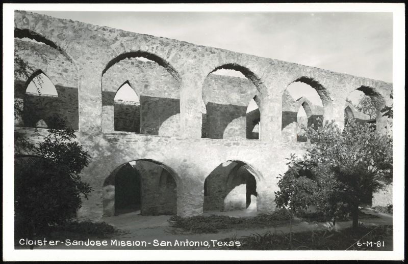Cloister - San Jose Mission San Antonio Texas