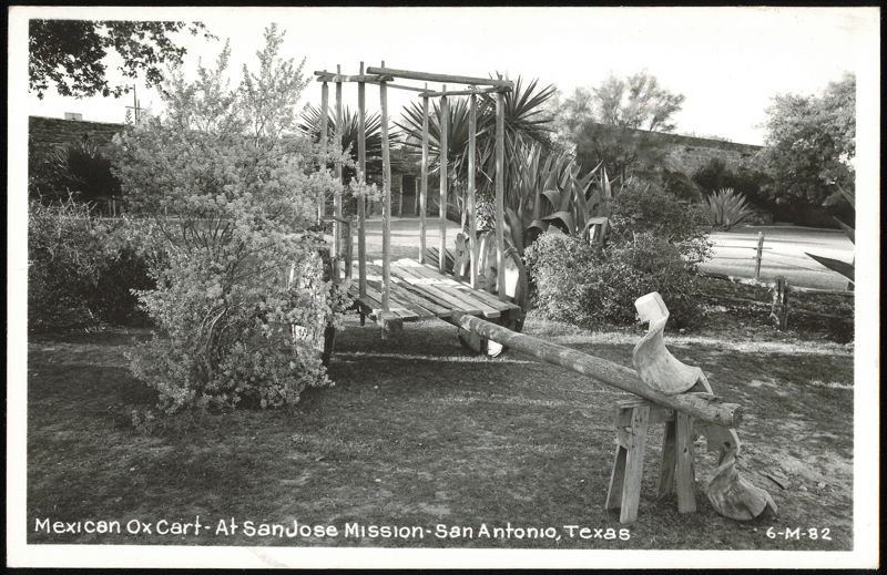 Mexican Ox Cart at San Jose Mission San Antonio Texas