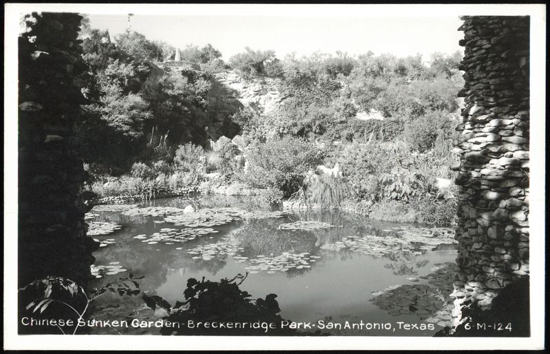 Chinese Sunken Garden - Breckenridge Park San Antonio Texas