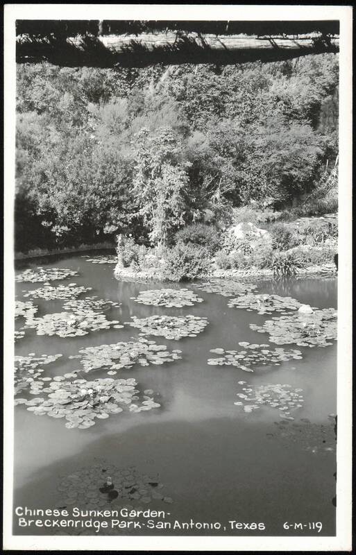 Chinese Sunken Garden, Breckenridge Park San Antonio Texas