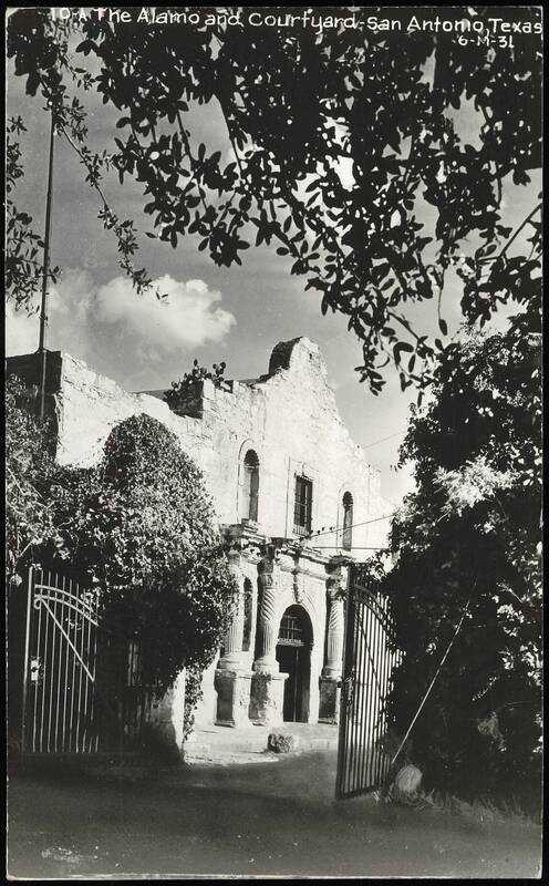 The Alamo and Courtyard San Antonio Texas