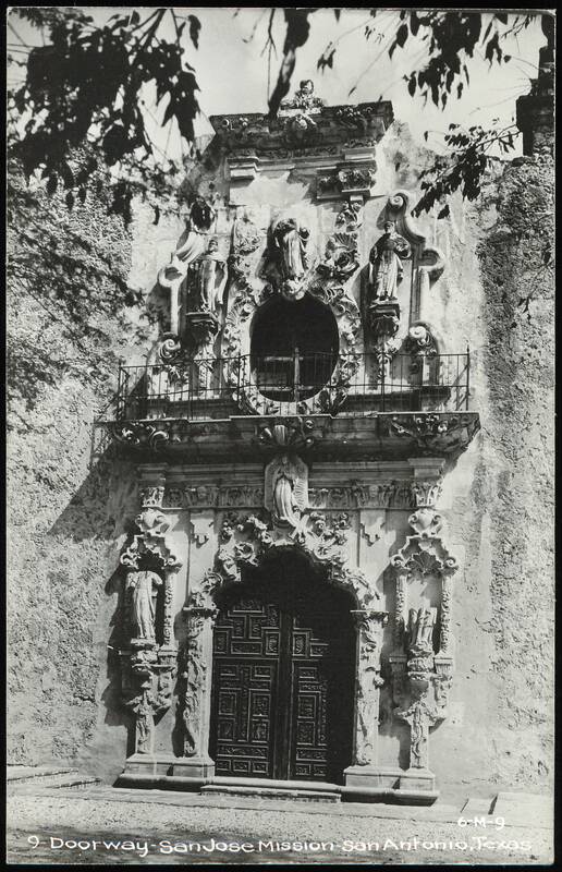 Doorway, San Jose Mission San Antonio Texas