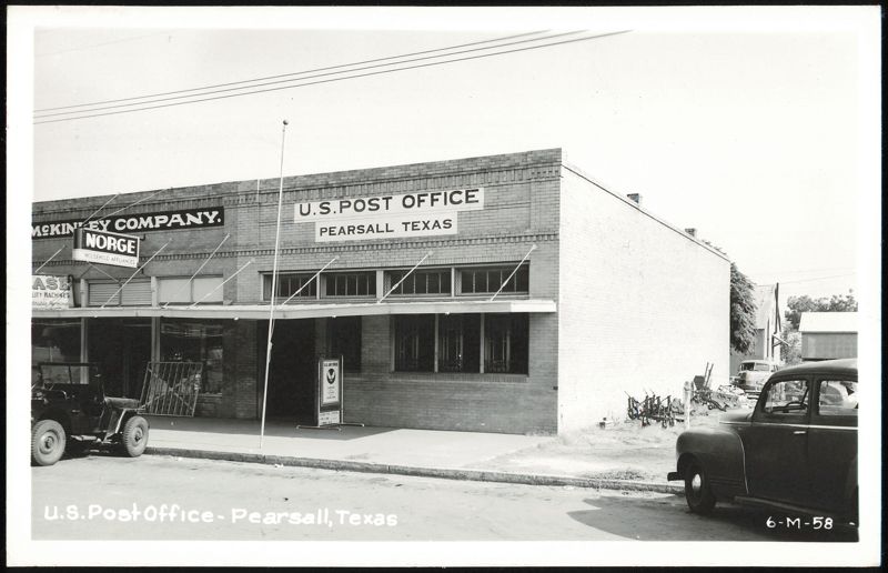 U.S. Post Office and McKinley Company with Norge Appliances Pearsall Texas