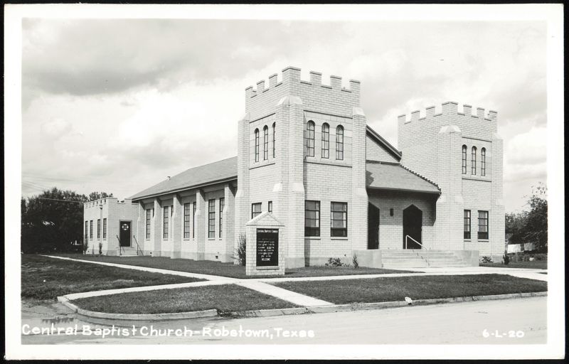 Central Baptist Church with Twin Towers Robestown Texas