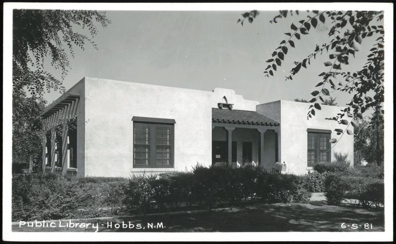Public Library Building Hobbs New Mexico