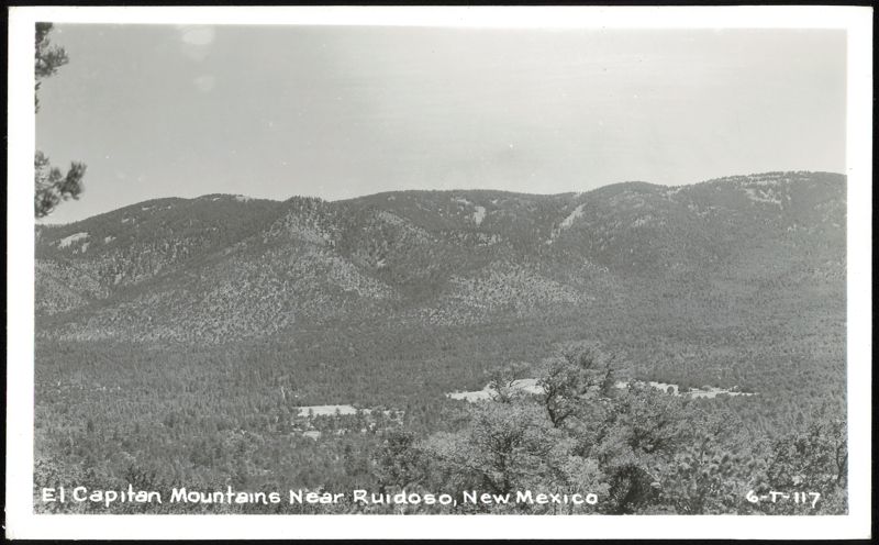 El Capitan Mountains Near Ruidoso New Mexico
