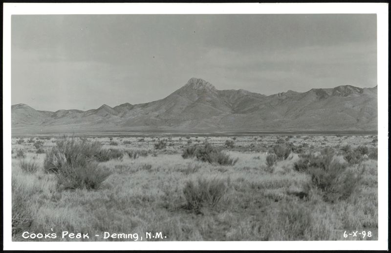 Cooks Peak with Desert Landscape, Deming New Mexico