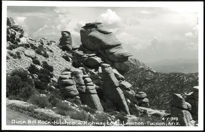 Duck Bill Rock - Hitchcock Highway to Mt. Lemmon Tucson Arizona
