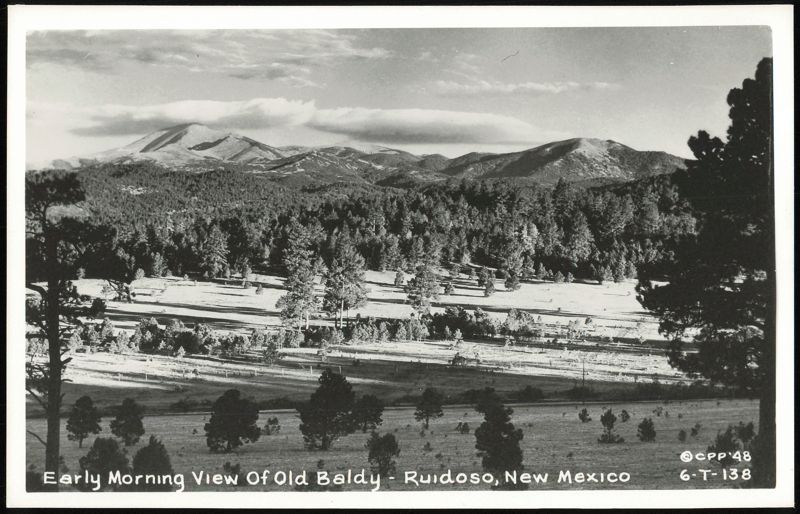 Early Morning View Of Old Baldy Ruidoso New Mexico