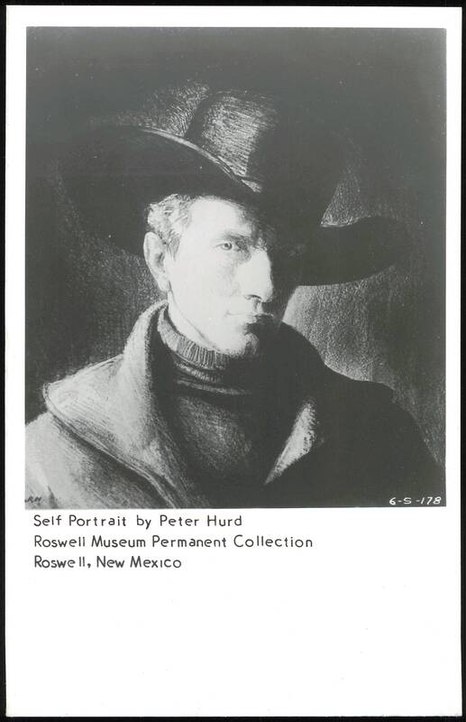 Self Portrait by Peter Hurd Roswell New Mexico