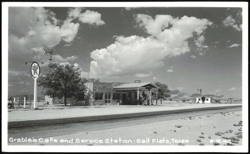 Grable's Cafe and Service Station Salt Flat Texas