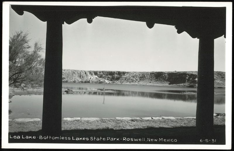 Lea Lake - Bottomless Lakes State Park View Roswell New Mexico