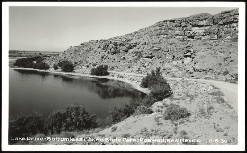 Lake Drive-Bottomless Lakes State Park Roswell New Mexico