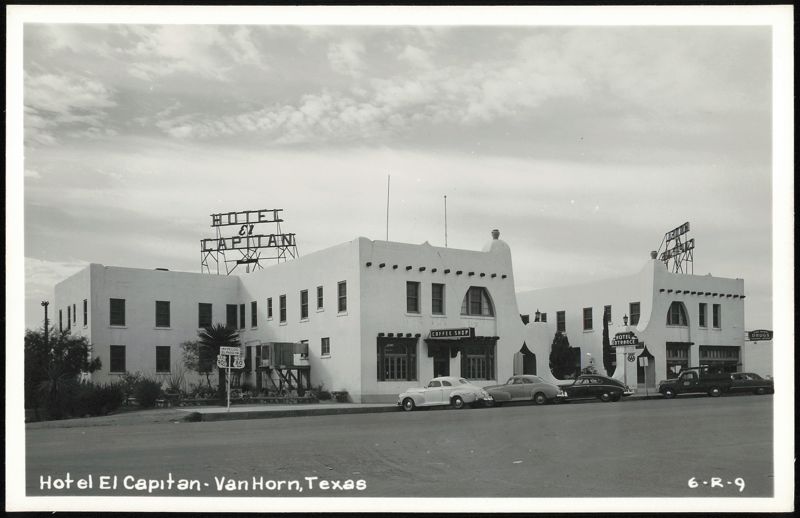 Hotel El Capitan Van Horn Texas