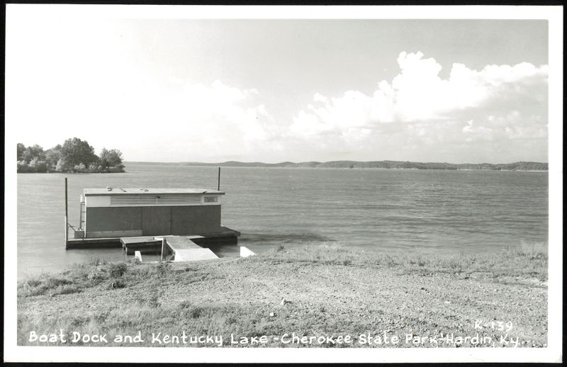Boat Dock and Kentucky Lake - Cherokee State Park Hardin
