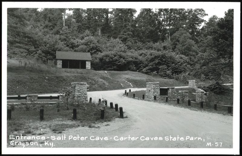 Entrance - Salt Peter Cave - Carter Caves State Park Grayson Kentucky