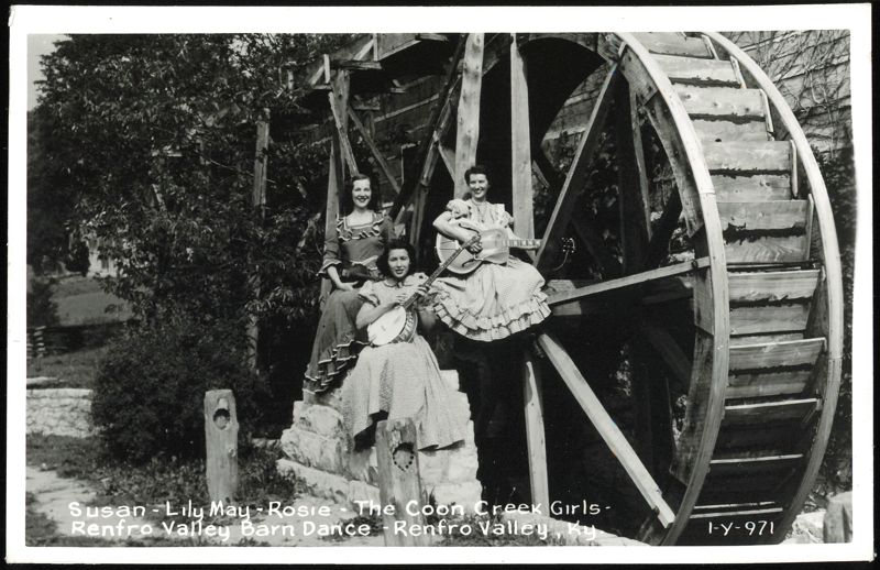 Susan, Lily May, Rosie - The Coon Creek Girls at Renfro Valley Barn Dance Kentucky