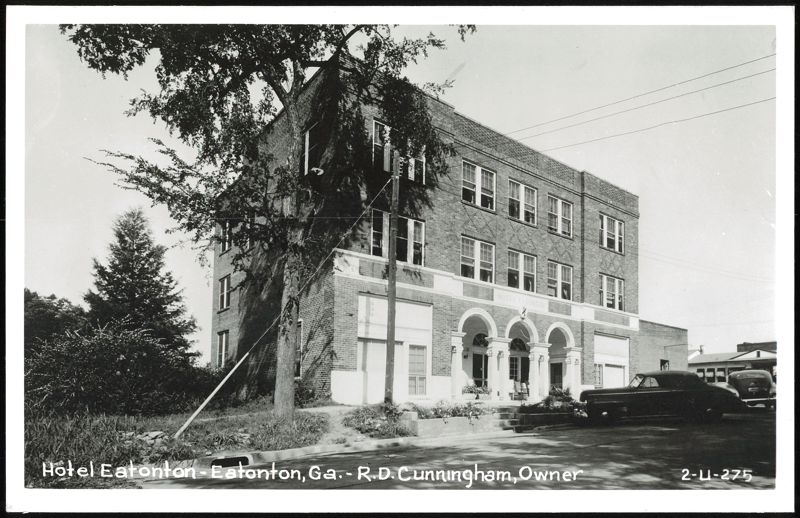Hotel Eatonton, R.D. Cunningham, Owner Georgia
