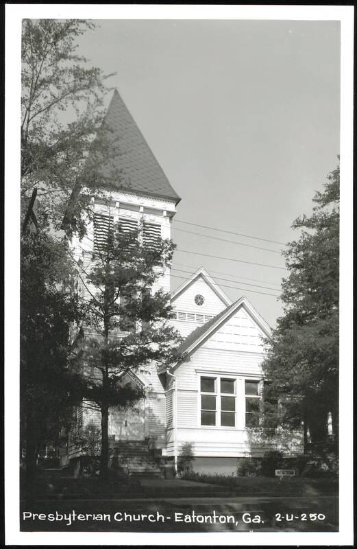 Presbyterian Church with Steeple and Gable Eatonton Georgia