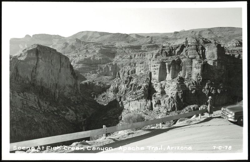 Scene At Fish Creek Canyon Apache Trail Apache Junction Arizona