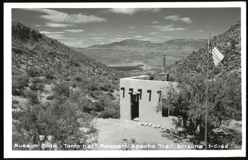 Museum Bldg. - Tonto Nat'l. Monument - Apache Trail Roosevelt Arizona