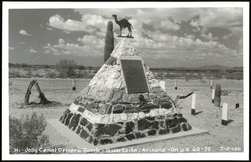 Hi-Jolly Camel Driver's Tomb Monument, Quartzite, AZ Quartzsite Arizona