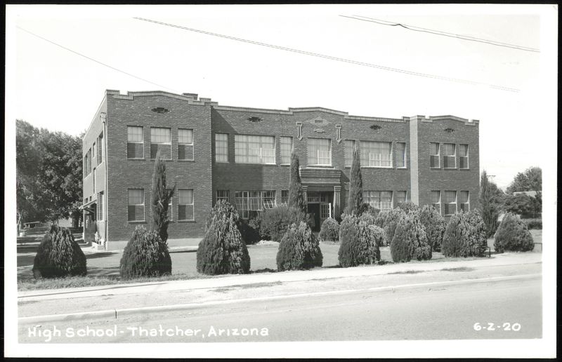 High School Building in Thatcher, Arizona