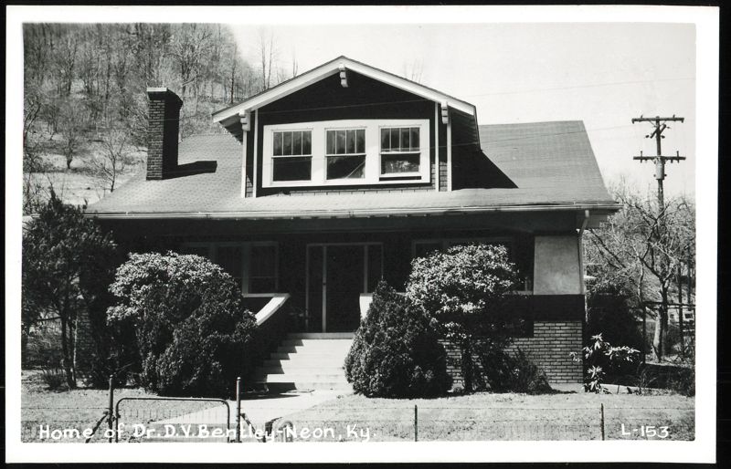 Home of Dr. D.V. Bentley Neon Kentucky