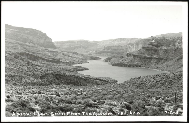 Apache Lake - Seen From The Apache Trail Roosevelt Arizona
