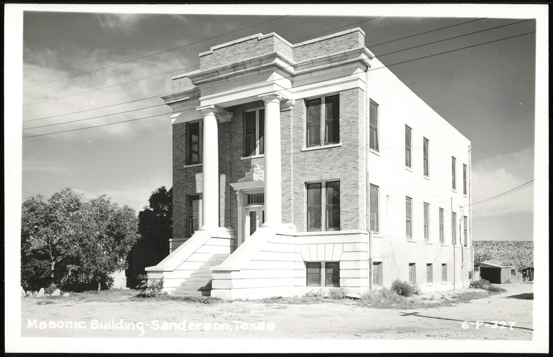 Masonic Building, Sanderson, Texas