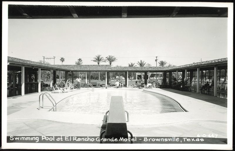 Swimming Pool at El Rancho Grande Motel Brownsville Texas