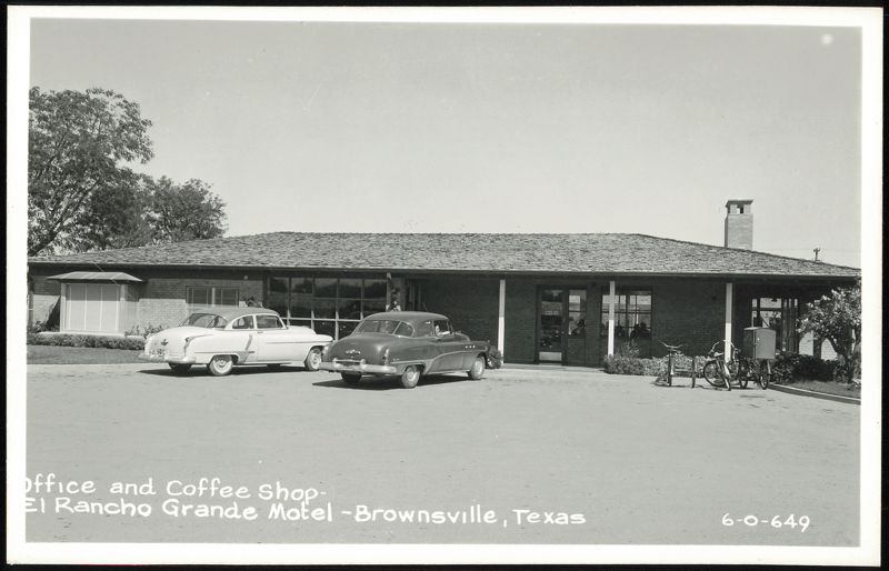 Office and Coffee Shop - El Rancho Grande Motel Brownsville Texas