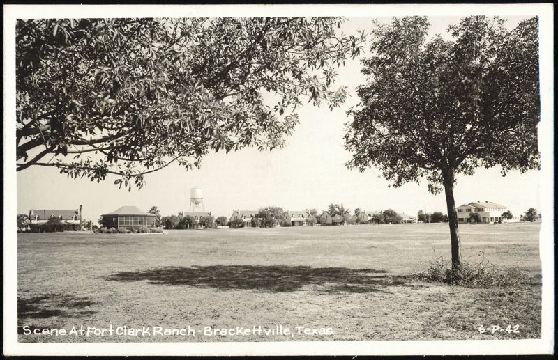 Scene At Fort Clark Ranch Brackettville Texas