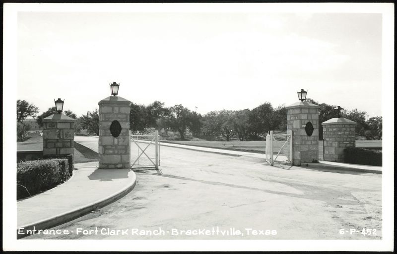 Entrance to Fort Clark Ranch Brackettville Texas