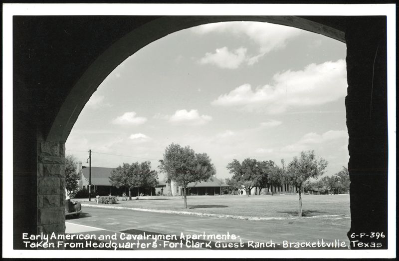 Early American and Cavalrymen Apartments at Fort Clark Guest Ranch Brackettville Texas