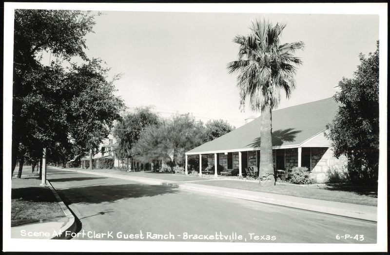 Scene at Fort Clark Guest Ranch, Brackettville, Texas