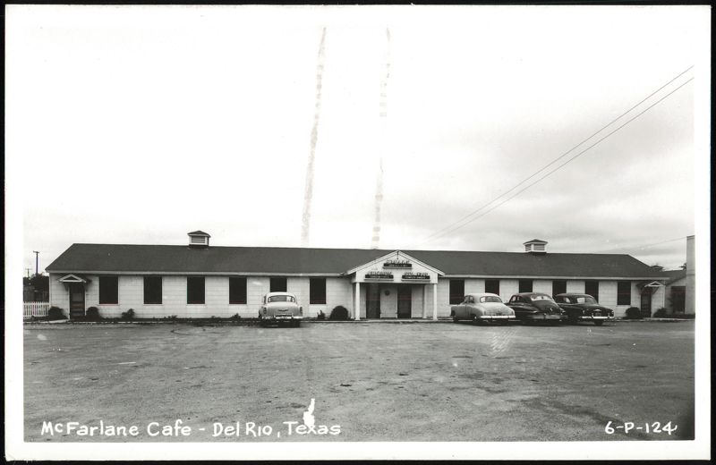 McFarlane Cafe, featuring Steaks, Chicken, and Seafood Del Rio Texas