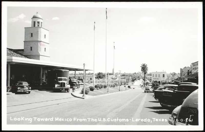 Looking Toward Mexico From U.S. Customs, Laredo Texas