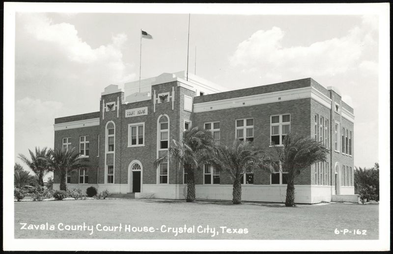 Zavala County Court House Crystal City Texas