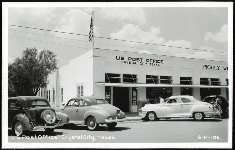 U.S. Post Office and Piggly Wiggly, Crystal City Texas