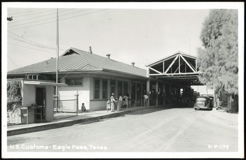 U.S. Customs Building and Inspection Station Eagle Pass Texas