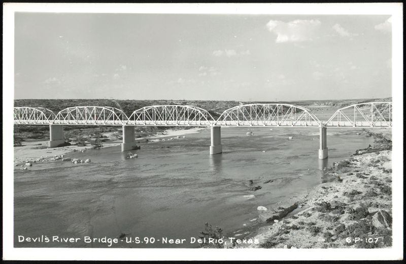 Devil's River Bridge - U.S. 90 - Near Del Rio Texas