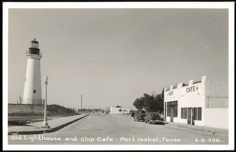 Old Lighthouse and Ship Cafe Port Isabel Texas