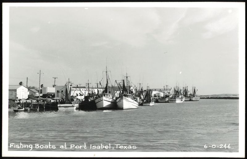 Fishing Boats and Shrimp Processing Facilities Port Isabel Texas